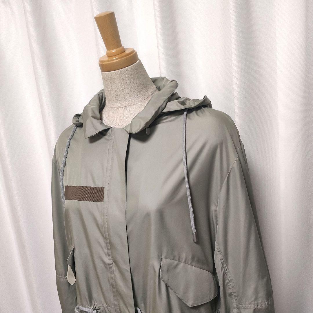 【美品】blancvert ブランベール 薄手 モッズコート