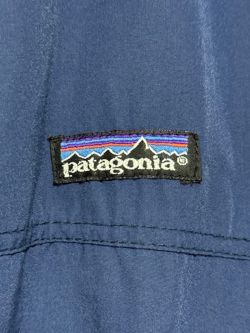 Patagonia 80〜90年代　シェルドシンチラジャケット　青 ネイビー