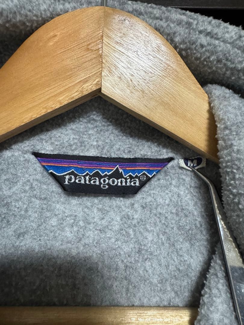 Patagonia 80〜90年代　シェルドシンチラジャケット　青 ネイビー