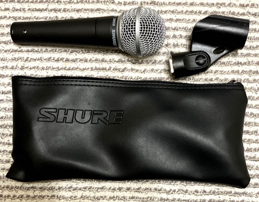 SHURE SM 58ダイナミックマイク 本体・ホルダー・ケース・スタンド他
