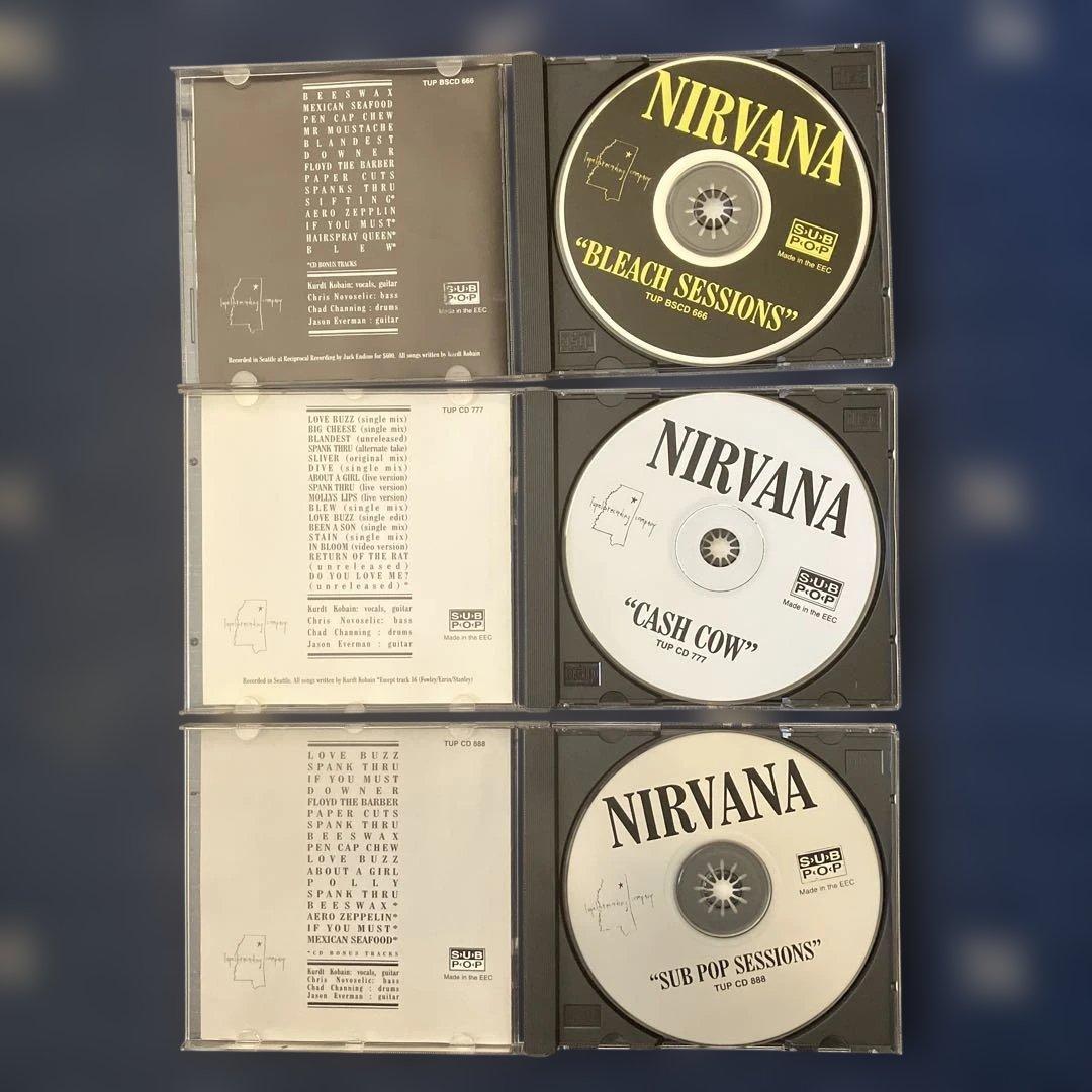 (希少)(状態良好) Nirvana レアライブ音源CD5枚セット