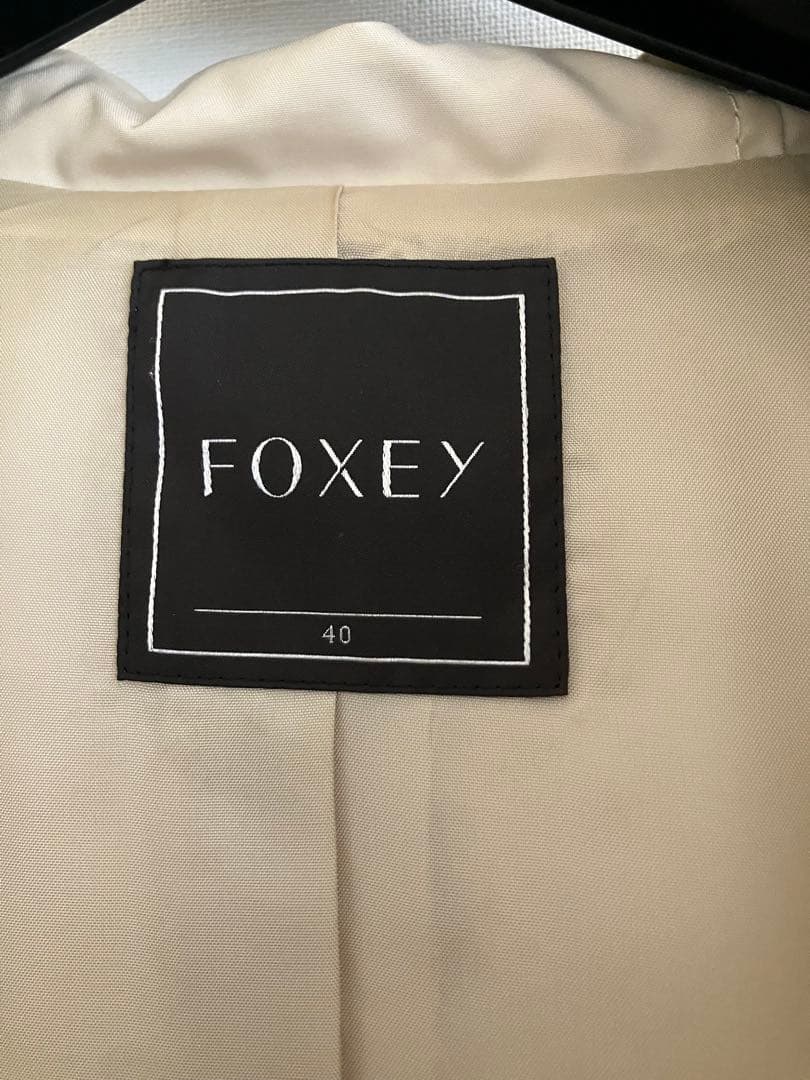 みづさま　FOXEY フォクシー　コート　スプリングコート　40 ベージュ