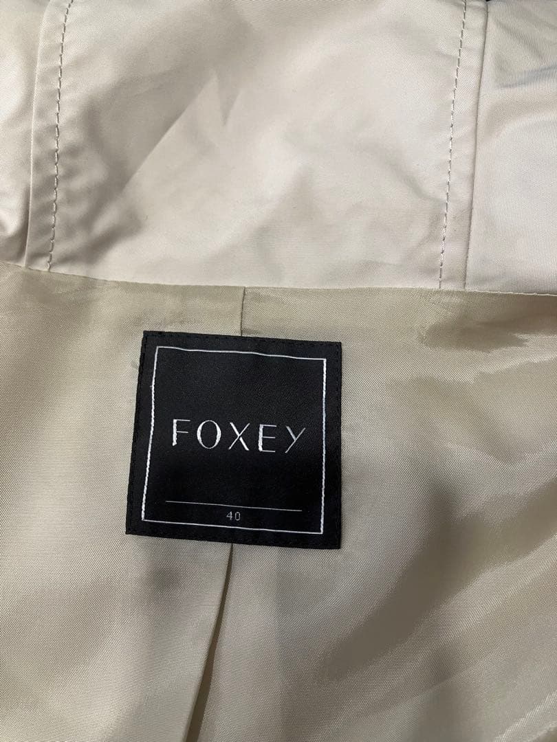 みづさま　FOXEY フォクシー　コート　スプリングコート　40 ベージュ