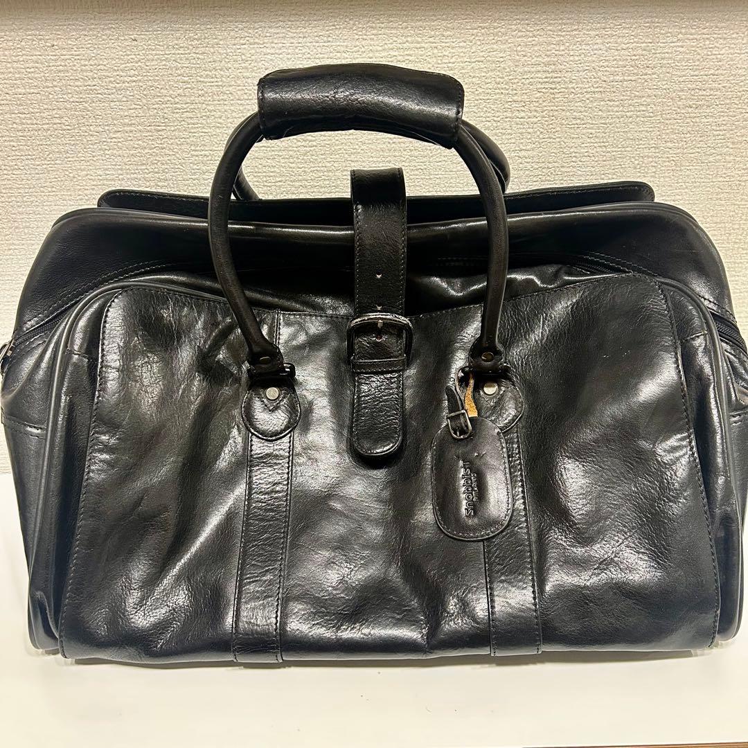 SNOBBIST スノビスト ボストンバッグ 2way レザー 本革　イタリア製