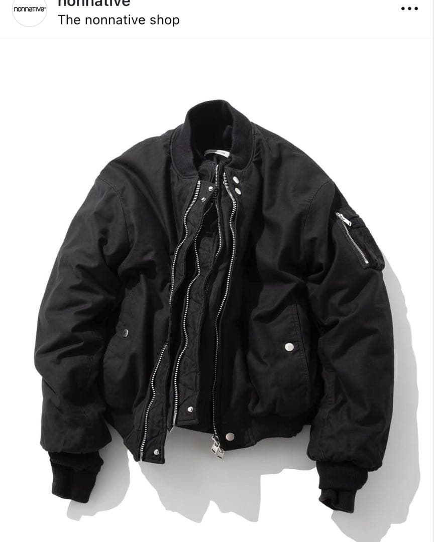 ジャケット・アウター nonnative MA-1