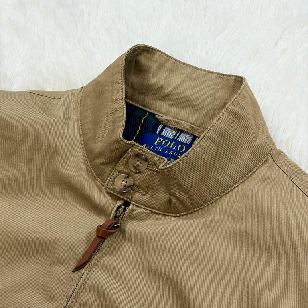 【美品】現行 ポロラルフローレン QR付 スイングトップ 裏地チェック M相当