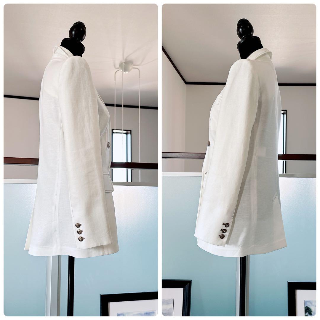 MAXMARA マックスマーラ リネン　テーラード　ジャケット