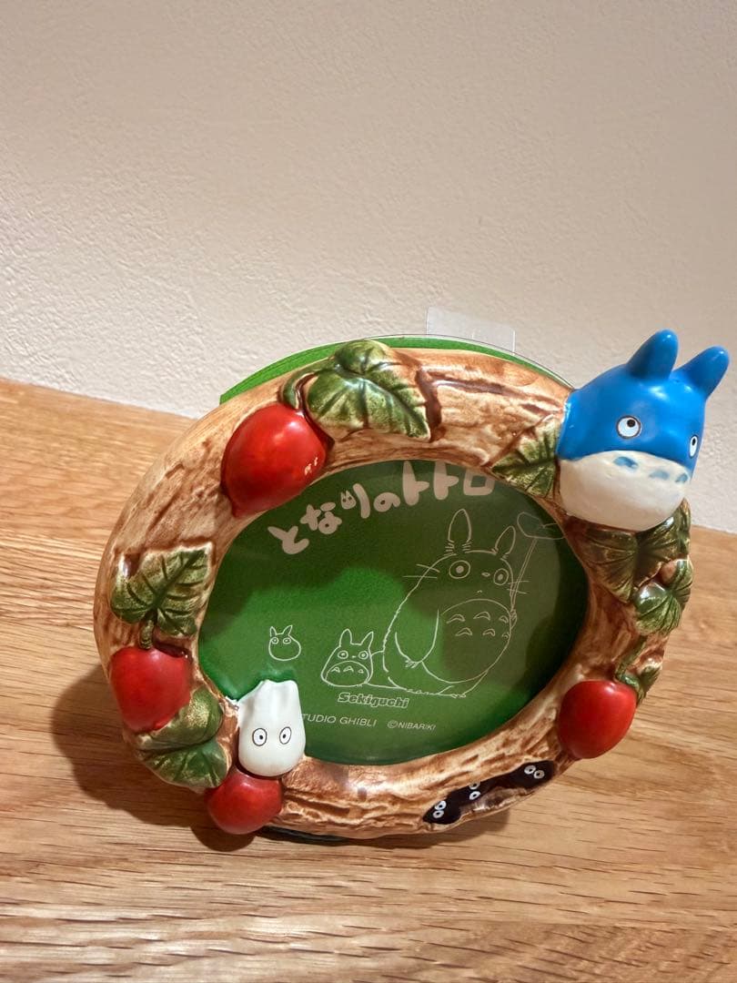 スタジオジブリ　となりのトトロ 丸型フォトフレーム オルゴール付