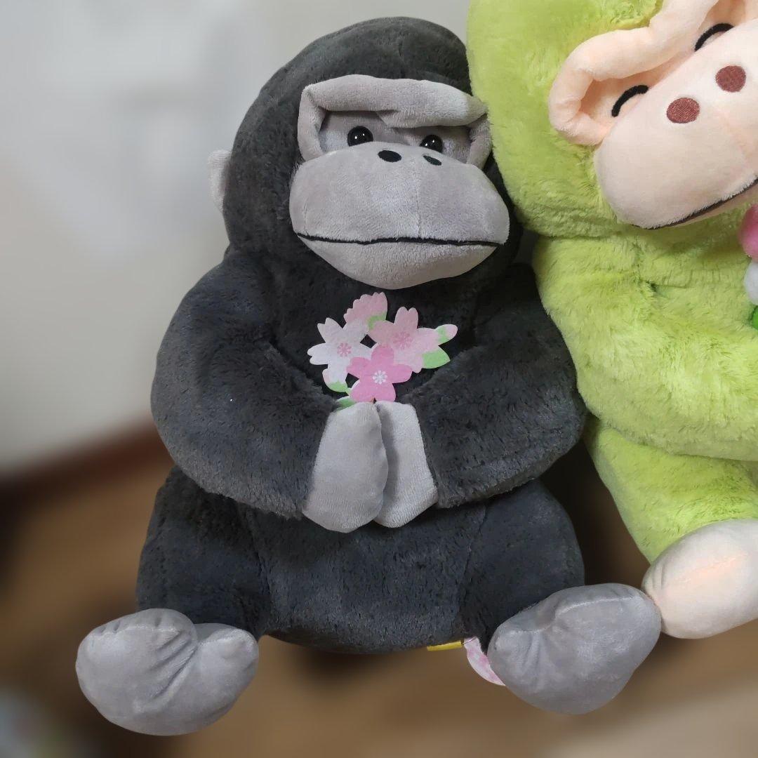 ウホウホゴリラのゴリくん 春ですね ウルトラBIGぬいぐるみ全３種 約４１cm