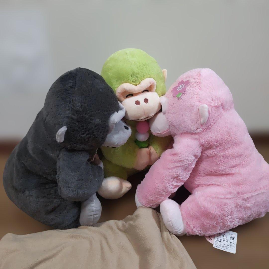 ウホウホゴリラのゴリくん 春ですね ウルトラBIGぬいぐるみ全３種 約４１cm