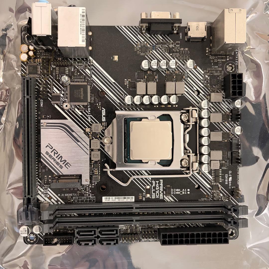 ASUS PRIME H410I-PLUS ＋ i3 10100F セット