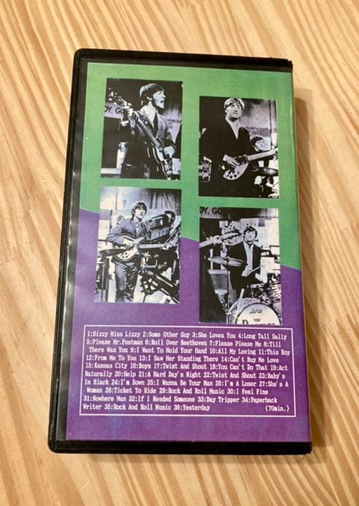 「THE BEATLES LIVE BEST」VHS