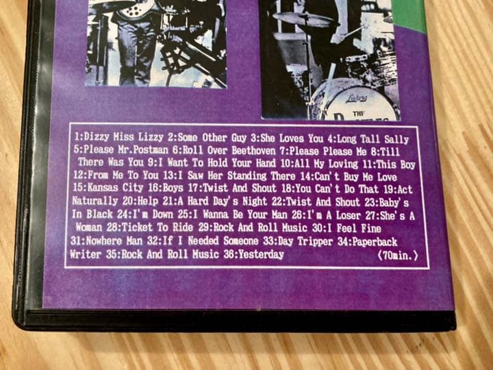 「THE BEATLES LIVE BEST」VHS