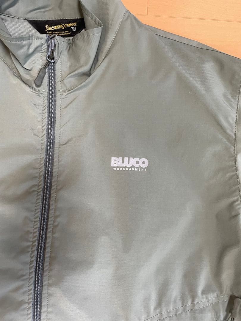 BLUCO グレー ジャンパー　ナイロンジャケット
