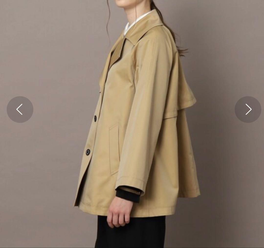 美品DRESSTERIOR Aラインショートトレンチジャケット ¥38,500