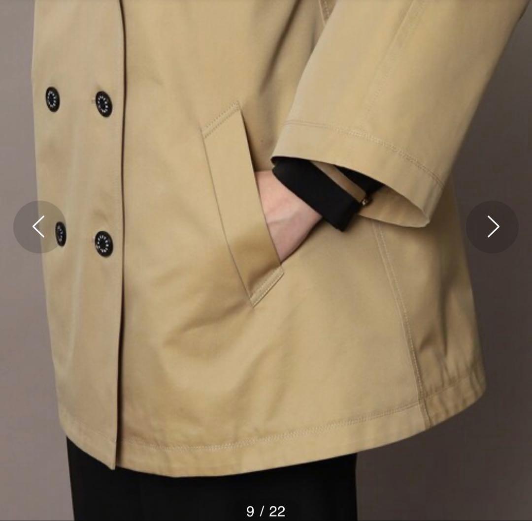 美品DRESSTERIOR Aラインショートトレンチジャケット ¥38,500