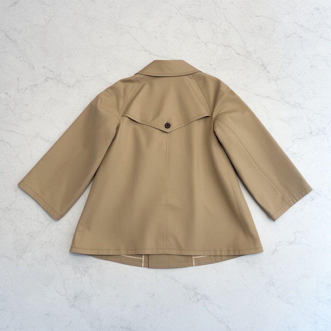 美品DRESSTERIOR Aラインショートトレンチジャケット ¥38,500