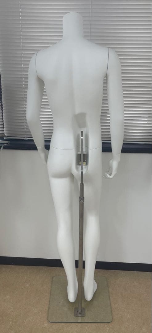 有名アパレル使用 全身メンズマネキン（送料込）　 一人で着せ替え楽ちん仕様