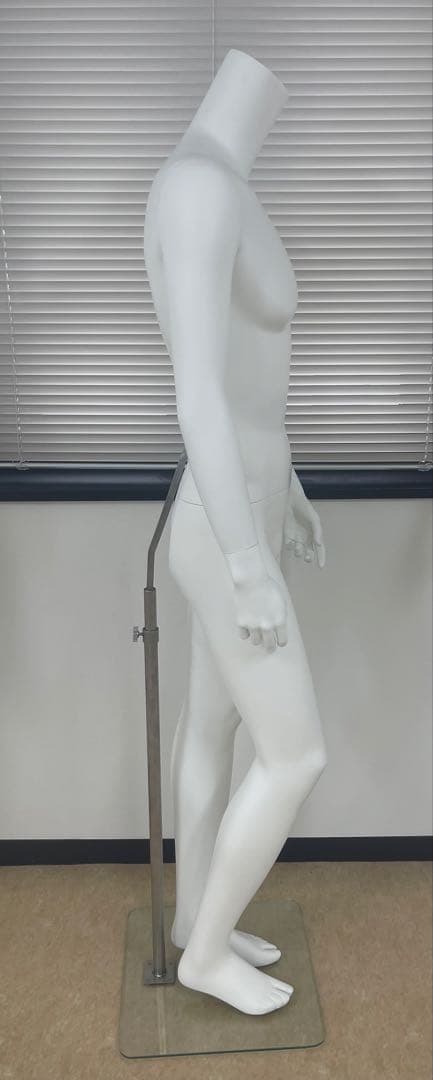 有名アパレル使用 全身メンズマネキン（送料込）　 一人で着せ替え楽ちん仕様