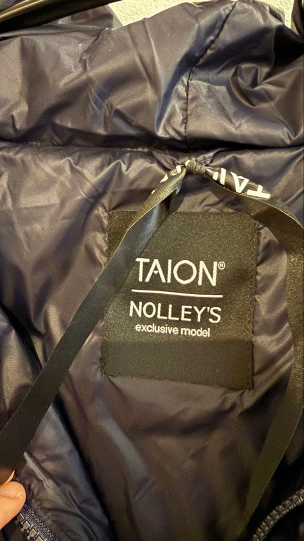 NOLLEY'S TAION 別注ミドル丈Aラインフードダウン
