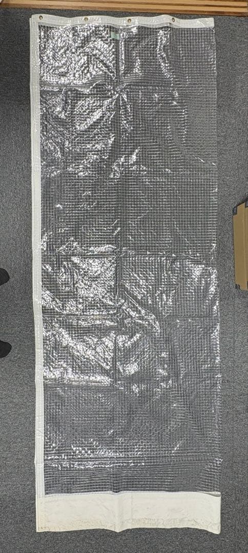 ビニールカーテン 糸入り 防寒 間仕切り のれん 透明 約190✖️260cm