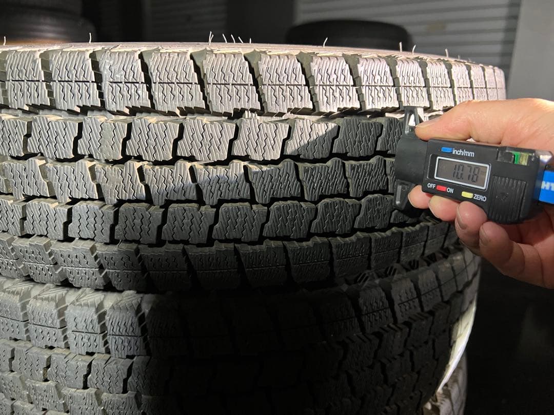 ②バリ溝 2023年製 155/80R14 4本 グッドイヤー スタッドレス