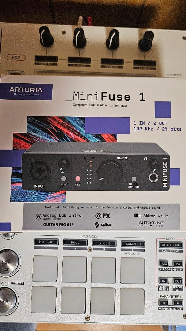 ARTURIA MiniFuse 1 USBオーディオインターフェース