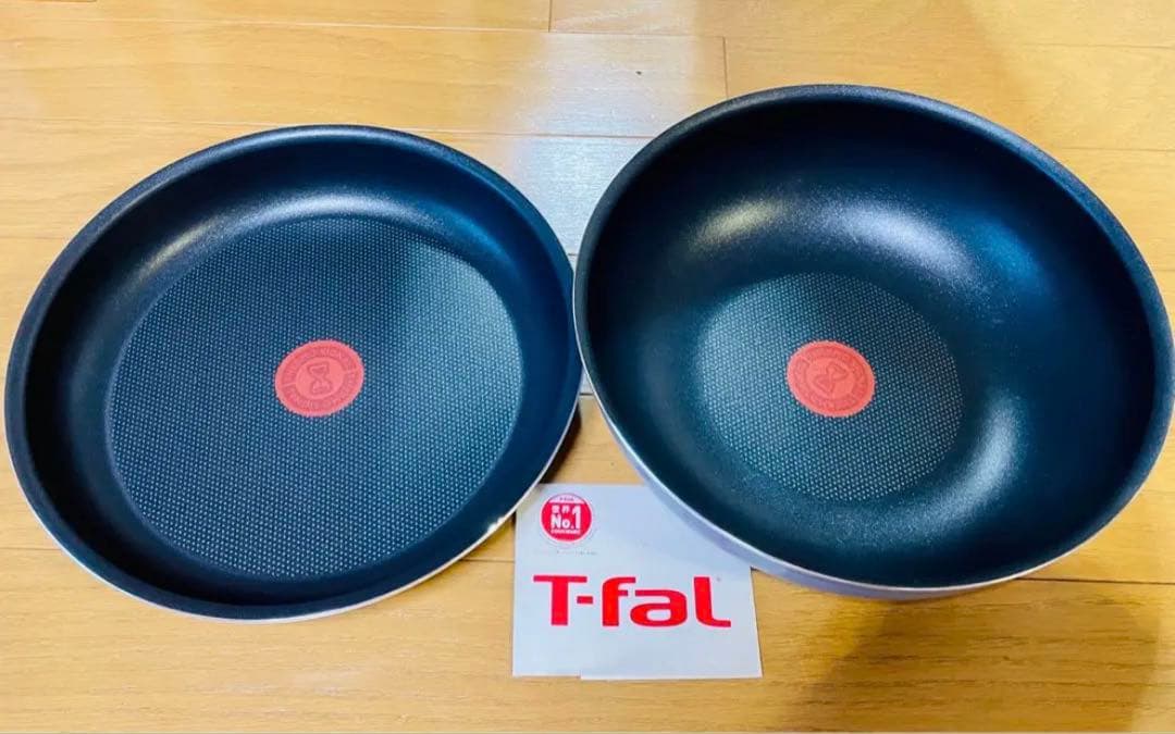 【愛妻にいい鍋】ティファール　ウォックパン　フライパン　ガス火専用　長持ち2点
