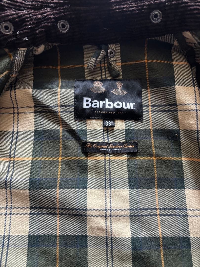 ライナー付 Barbour × BEAMS F 別注 BEDALE ウォッシュド