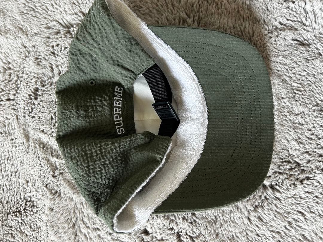 帽子 Supreme Seersucker S Logo 6-Panel