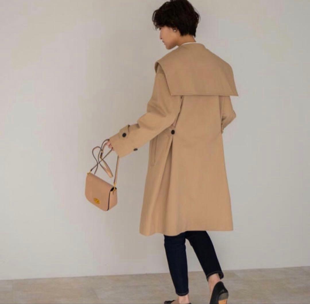 【美品】regleam❤︎完売ビッグカラーツイルコート