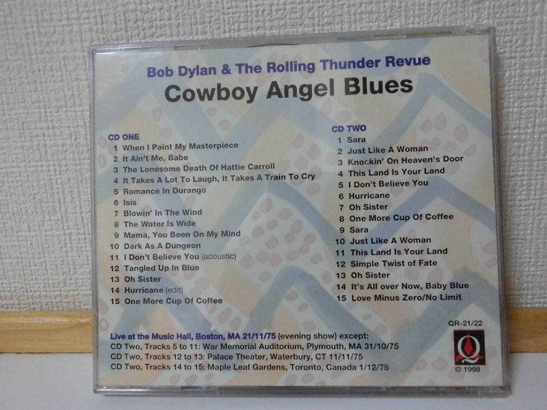 ボブ・ディラン　Cowboy Angel Blues　(2CD)