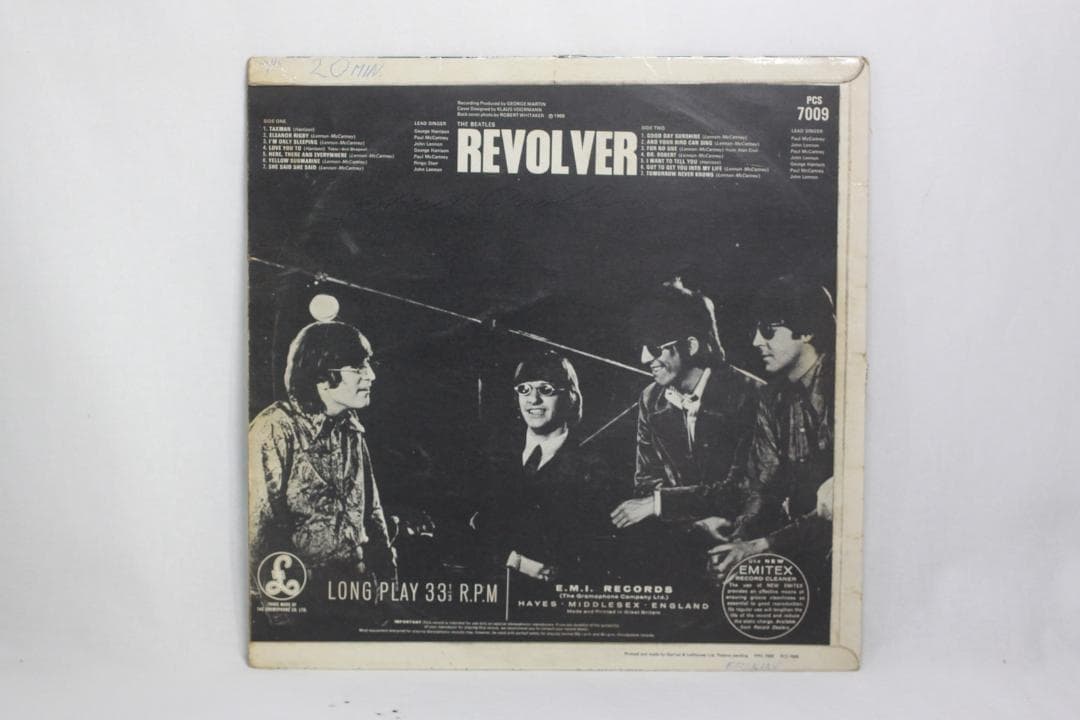 英LP The Beatles Revolver UK盤 ステレオ 1stプレス