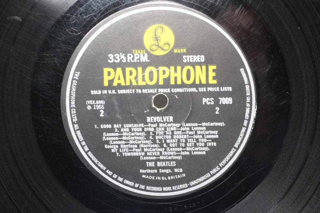 英LP The Beatles Revolver UK盤 ステレオ 1stプレス