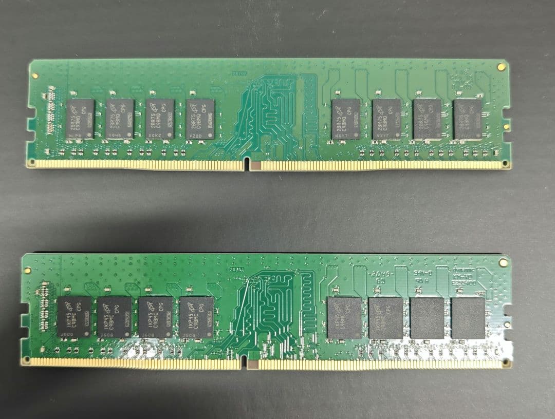 【32GB・メモリチェック済】Crucial DDR4-3200 16GBx2枚