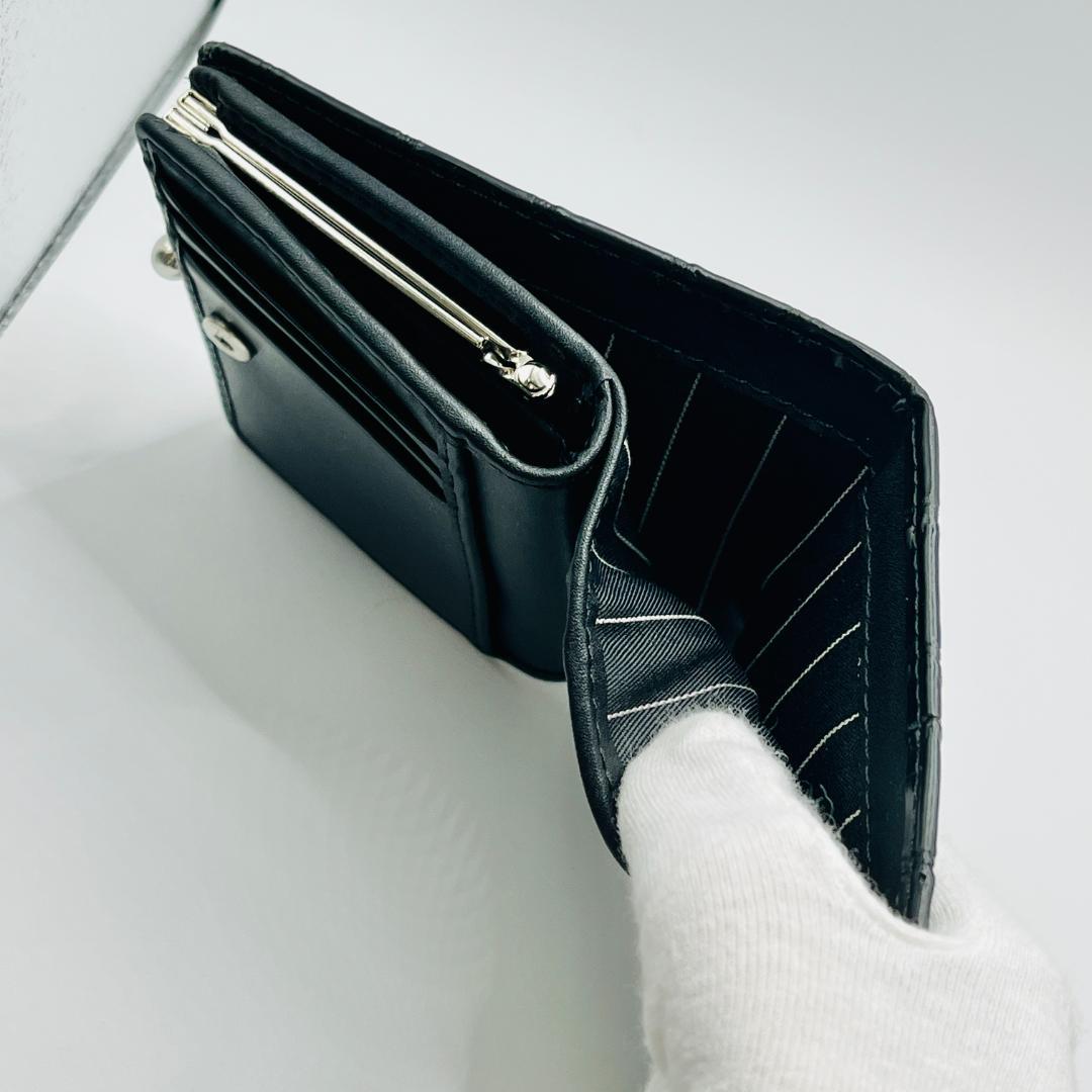 Vivienne Westwood 新品 折財布 黒 定番 ウロコ 人気ワニ風
