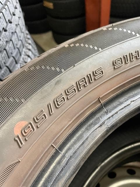2本　バリ山　195/65Ｒ15　ダンロップ　エナセーブEC204 送料無料