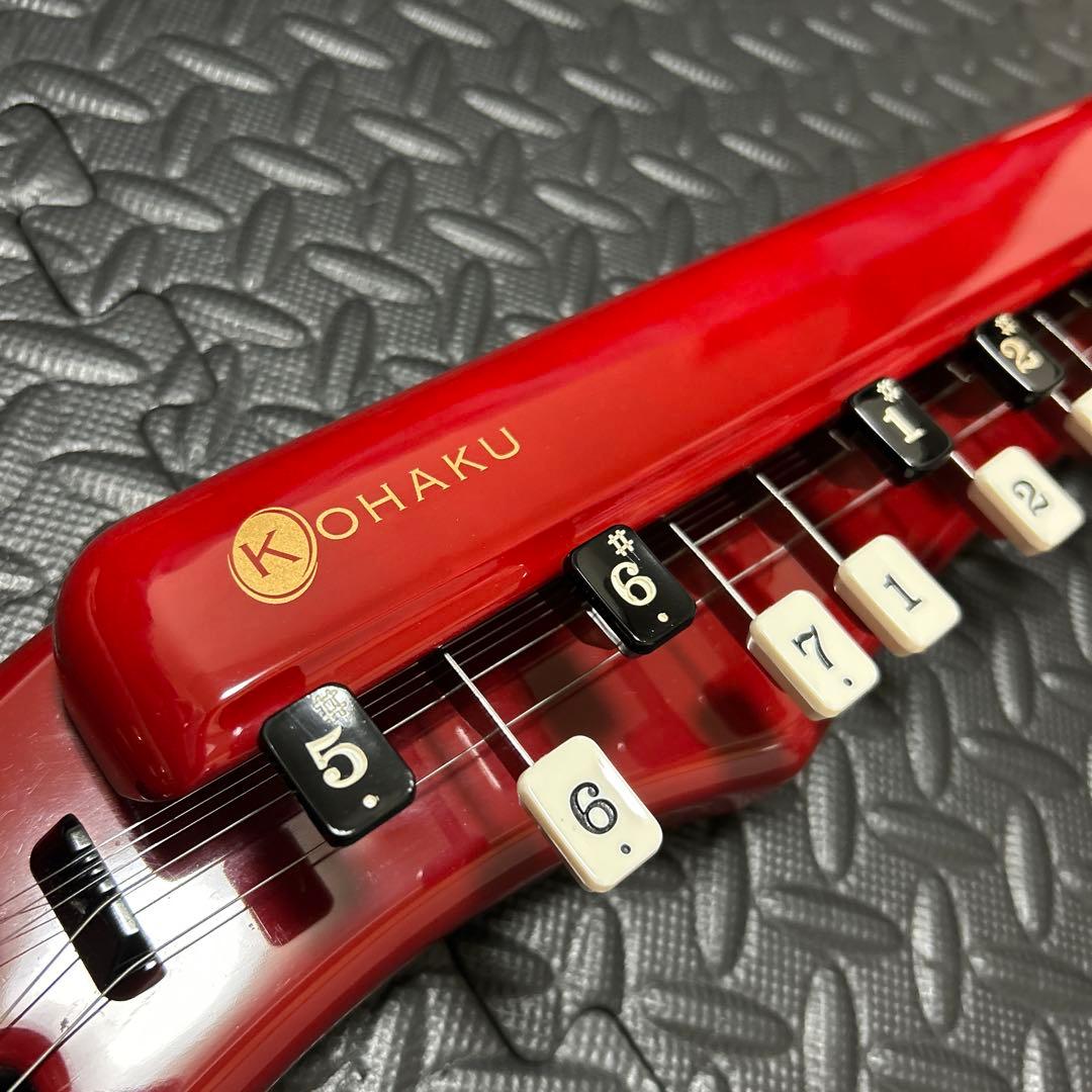 SUZUKI KOHAKU こはく琴 5弦 赤