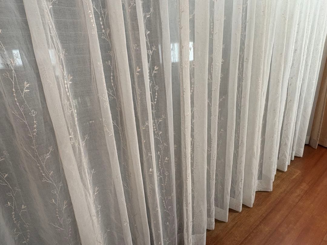 【専用．レースのみ】大阪梅田カーテン専門店オーダー品 4枚セット175×214