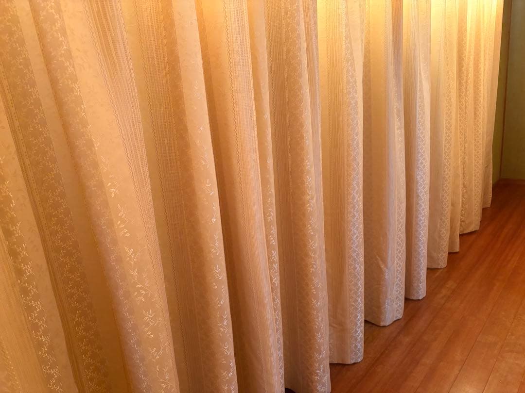 【専用．レースのみ】大阪梅田カーテン専門店オーダー品 4枚セット175×214