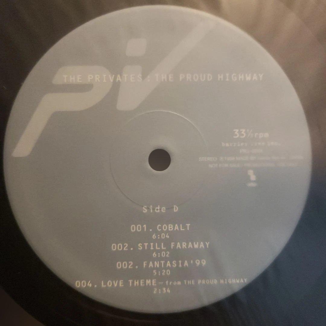 希少 THE PRIVATES 国内プロモ 非売品 2LP
