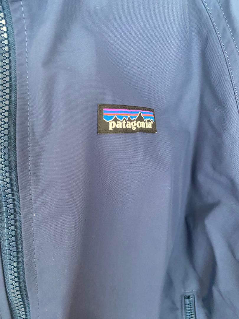 patagonia ネイビー ジップアップジャケット