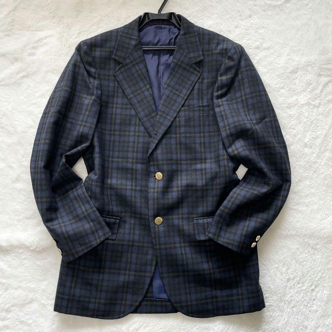 【希少美品】60〜70's VAN 　jacket 紺ブレ　金ボタン　チェック
