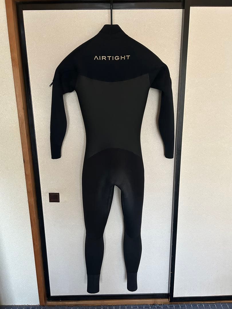 【美品】AIRTIGHTセミドライスーツXL 5×3mm裏起毛サーフィン