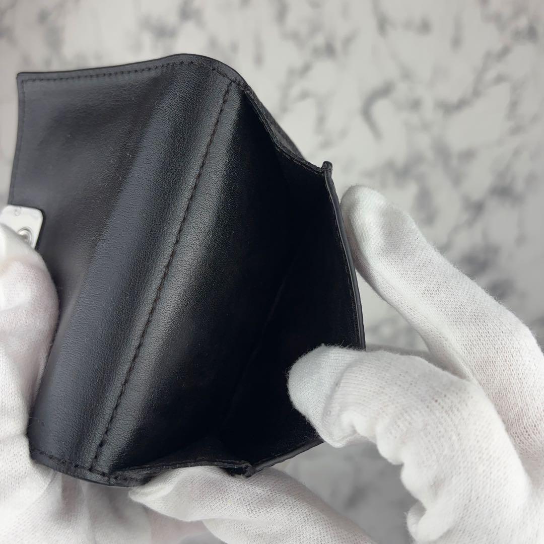 124 LOEWE アナグラム　トライフォールドウォレット　三つ折り財布