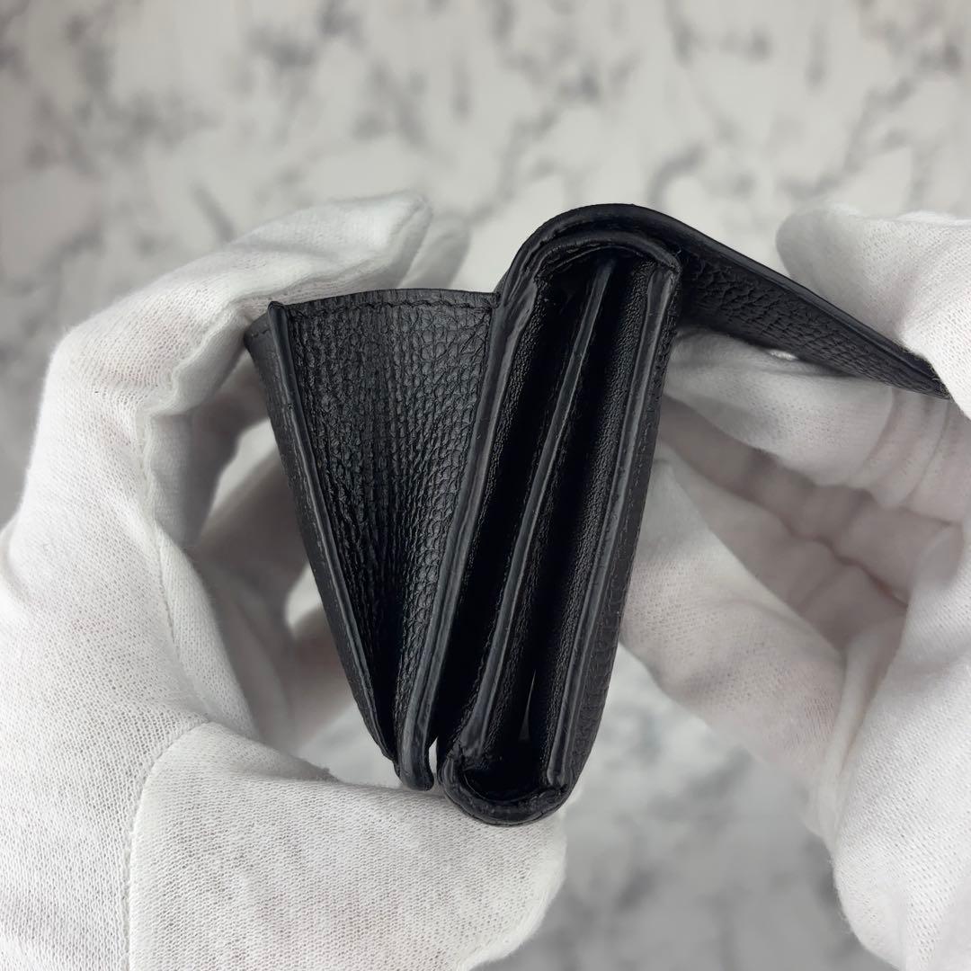 124 LOEWE アナグラム　トライフォールドウォレット　三つ折り財布