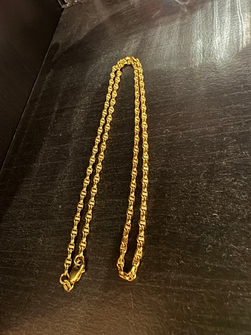 14K 2.5mm 50cm 20インチ ネックレス チェーン