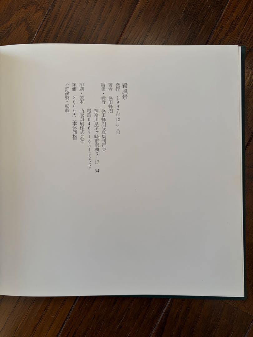 浜田蜂朗　殺風景