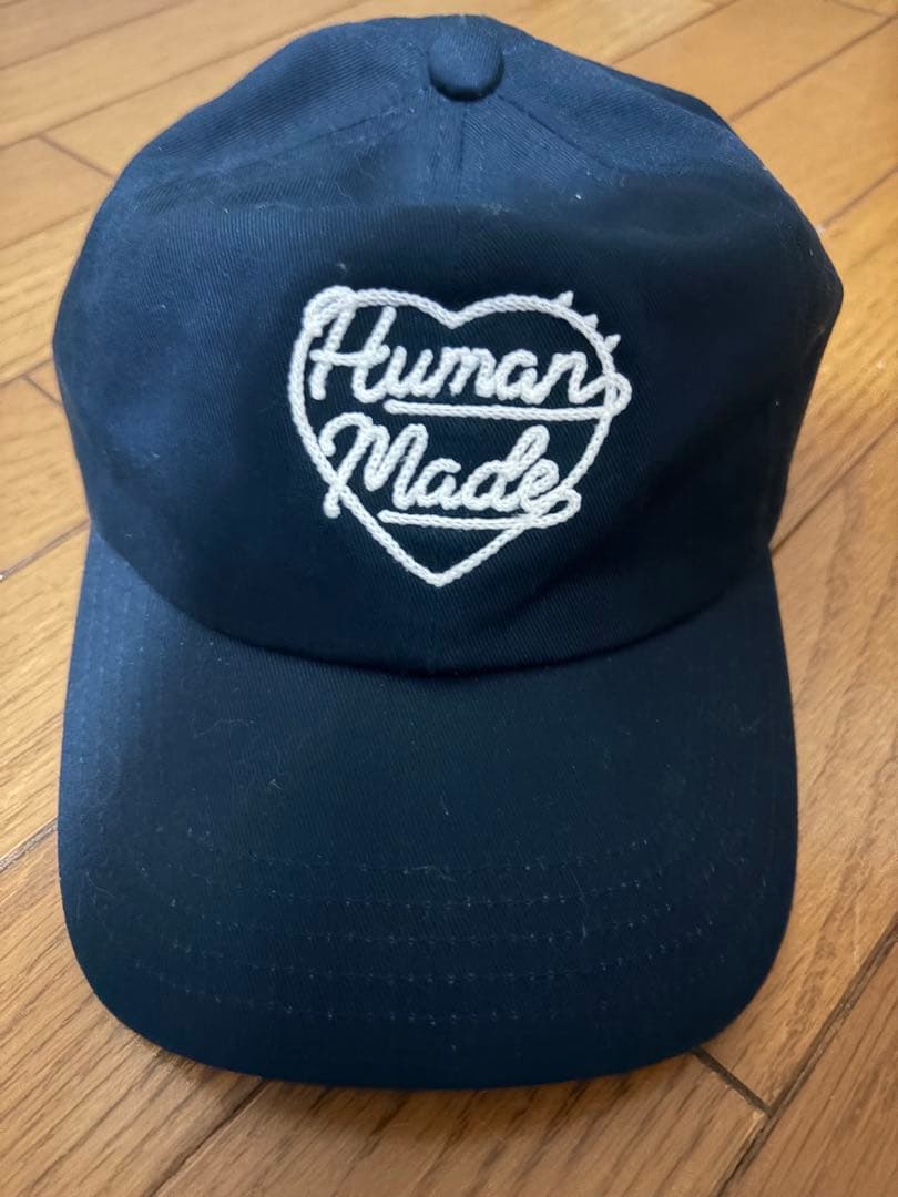 HUMAN MADE 6 PANEL CAP 帽子 ネイビー