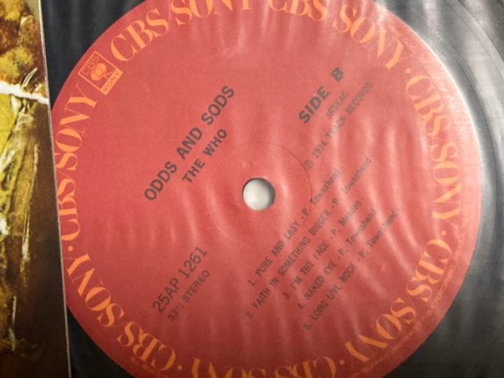 ■帯付国内盤■不死身のハードロック／ザ・フー/ODDS&SODS/THE WHO
